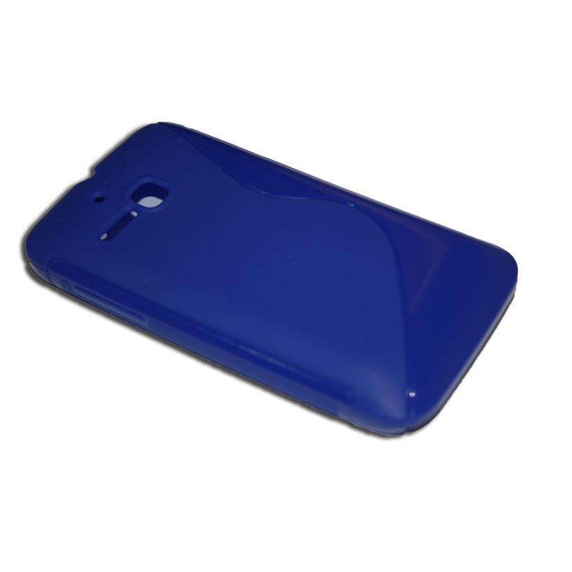 Husa Alcatel MPOP OT-5020D - S Line - silicon albastru