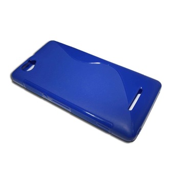 Husa Sony Ericsson Xperia M - S Line - silicon albastru Husa Sony Ericsson Xperia M - S Line - silicon albastru