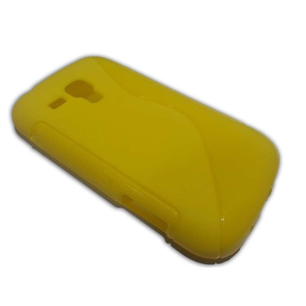 Husa Samsung Galaxy S Duos S7562 - S Line - silicon galben