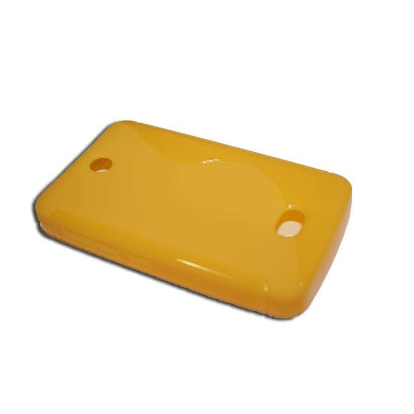 Husa Nokia Asha 501 - S Line - silicon galben