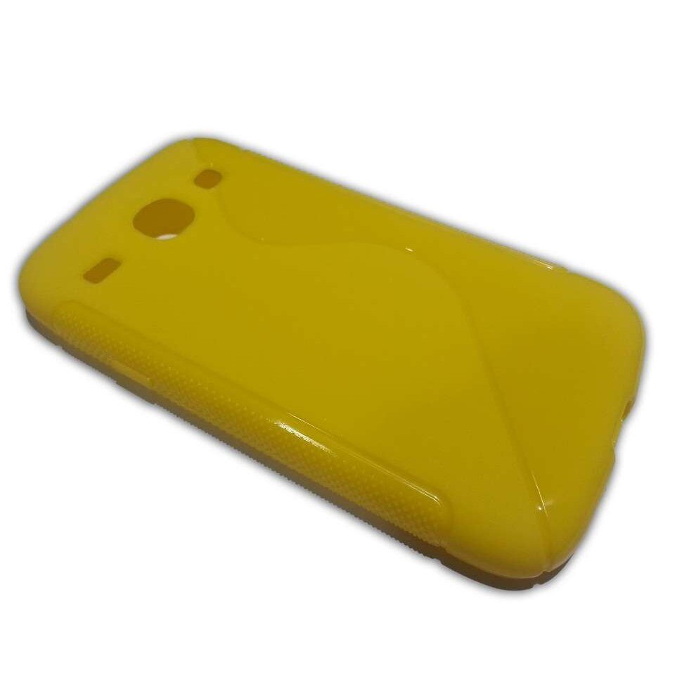 Husa Samsung Galaxy Core I8260 - S Line - silicon galben