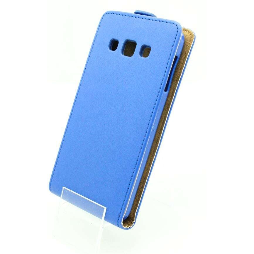 Husa Samsung Galaxy A3 A300F in Piele ECO FLEXI SLIM Culoare albastru