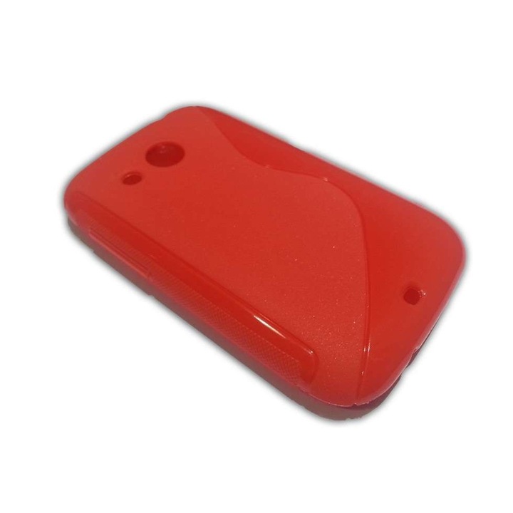 Кейс HTC Desire C - S Line - червен силиконов