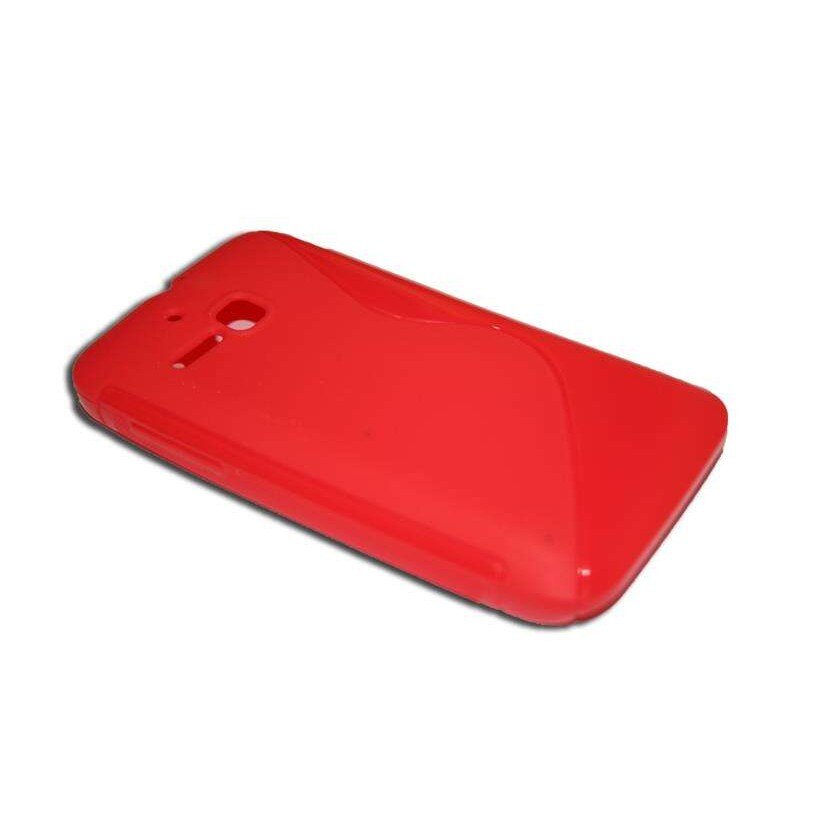 Husa Alcatel MPOP OT-5020D - S Line - silicon rosu