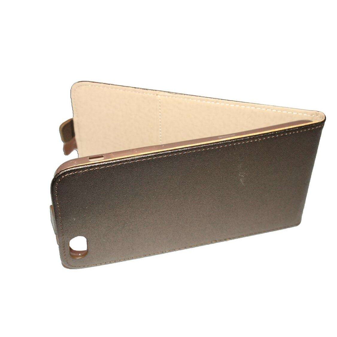 Husa Iphone 6 Plus 5.5 inch model SLIM POCKET din Piele ECO maro