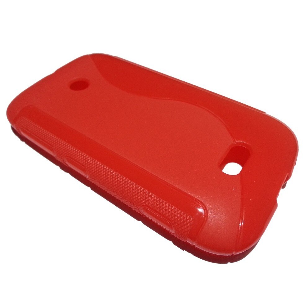 Husa Nokia Lumia 510 din Silicon Model S Line Culoare Rosie