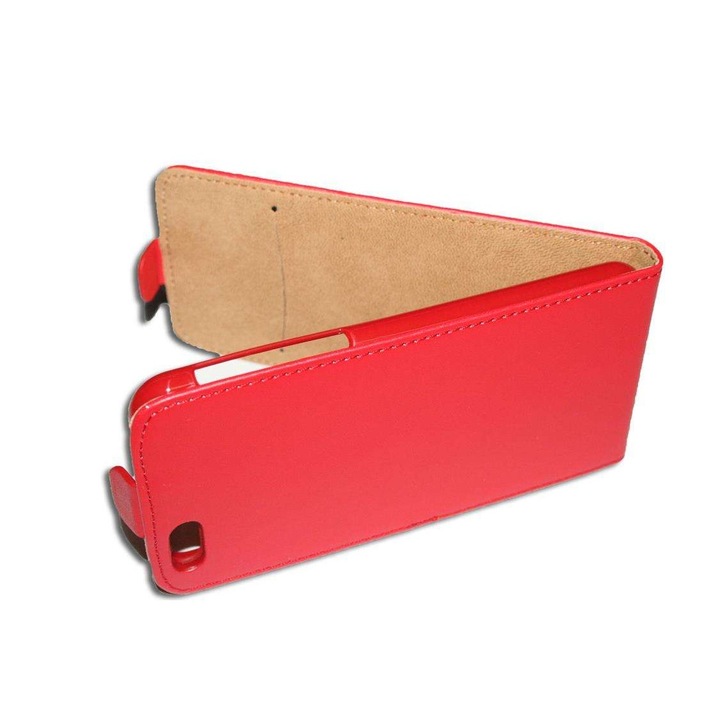 Husa SLIM FLEXI pentru iPhone 6 din Piele ECO de Culoare Rosie