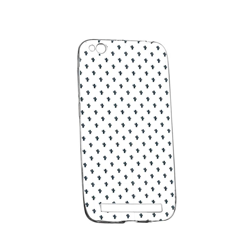 Husa Silicon, Transparent, Slim, Little Cactus, Xiaomi Redmi 5A