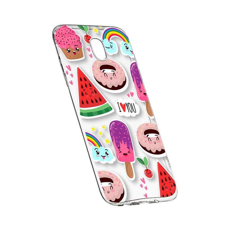 Husa Silicon, Transparent, Slim, Summer Feeling, Samsung Galaxy J5 2017