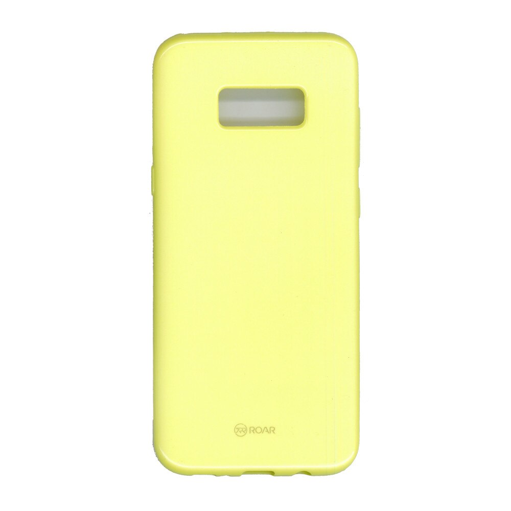 Husa din silicon mat Roar LA-LA Glaze pentru Samsung Galaxy S8, galben