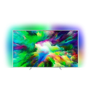 Televizor LED Android Smart Philips, 189 cm, 75PUS7803/12, 4K Ultra HD, Clasa A+ Televizor LED Android Smart Philips, 189 cm, 75PUS7803/12, 4K Ultra HD, Clasa A+