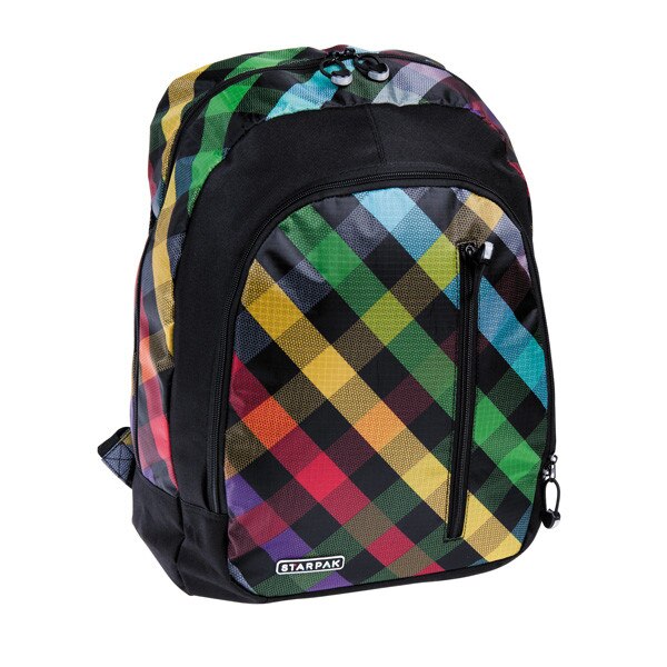 Ghiozdan STARPAK mediu Carouri Multicolor , Robentoys