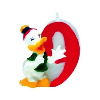 Lumanare tort cifra 9 Donald Duck Disney Lumanare tort cifra 9 Donald Duck Disney