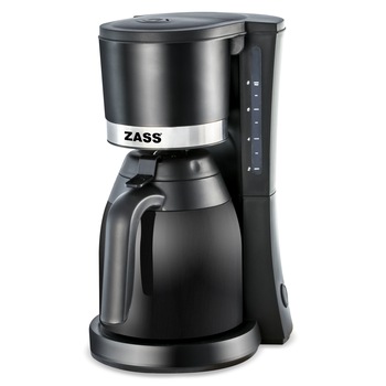 Cafetiera cu termos Zass ZCM 11, Putere 800W, Capacitate 6-8 cesti, Cana termos din sticla 1L, Filtru permanent detasabil, Functie mentinere cald Cafetiera cu termos Zass ZCM 11, Putere 800W, Capacitate 6-8 cesti, Cana termos din sticla 1L, Filtru permanent detasabil, Functie mentinere cald