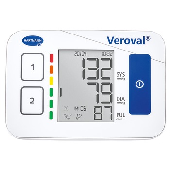 Tensiometru digital de brat complet automat Veroval compact, Alb Tensiometru digital de brat complet automat Veroval compact, Alb