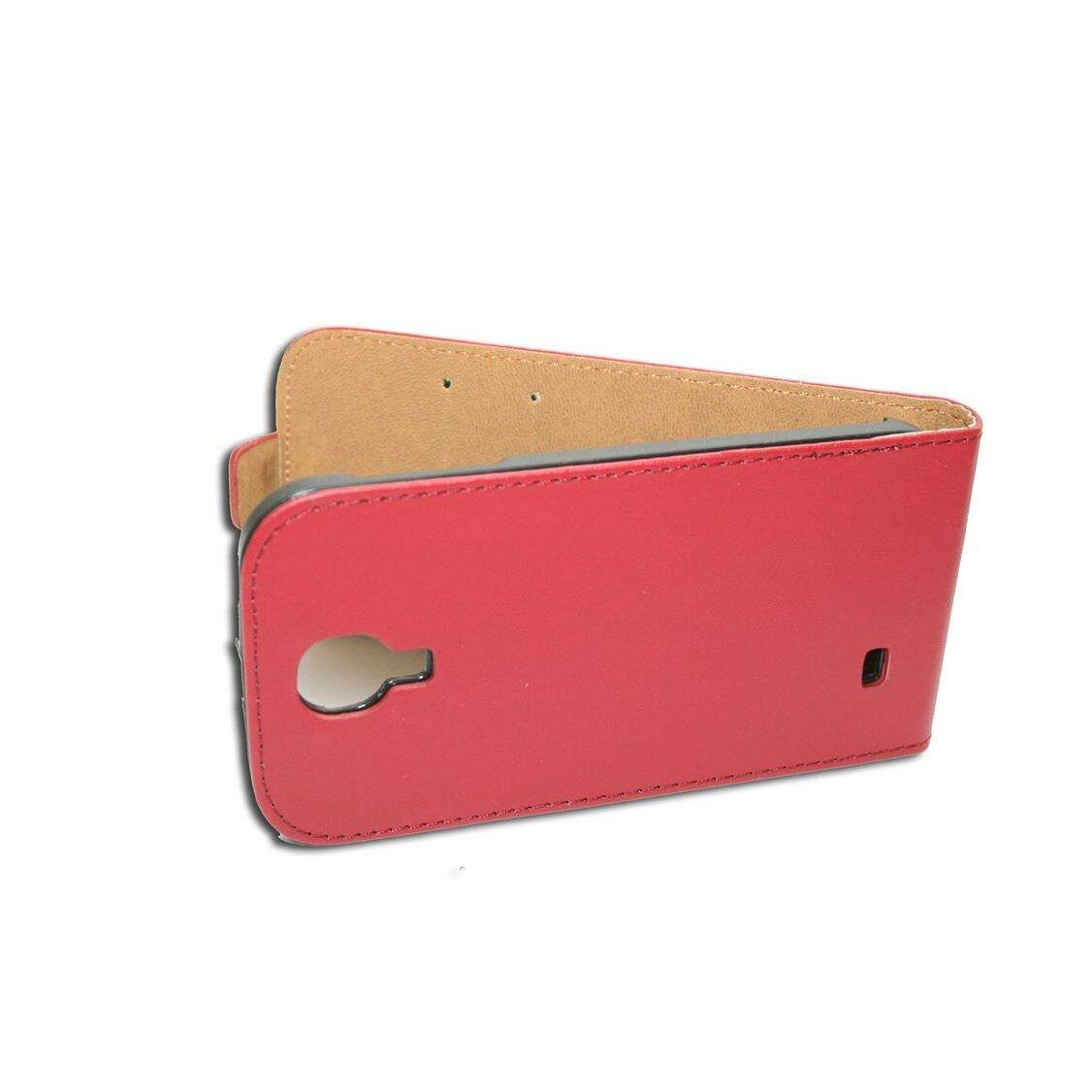 Husa Samsung Galaxy S4 i9500 model BEST SLIM din Piele ECO rosie