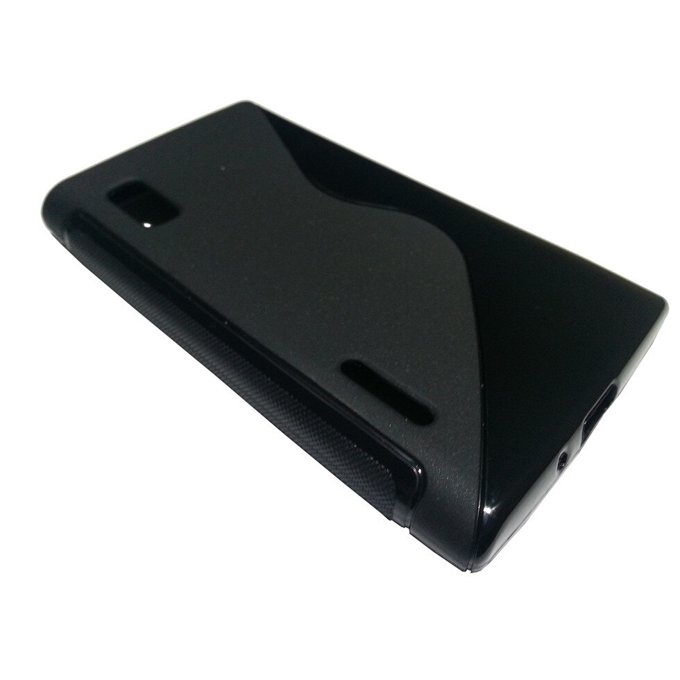 Husa LG Optimus L5 E610 din Silicon Model S Line Culoare Neagra
