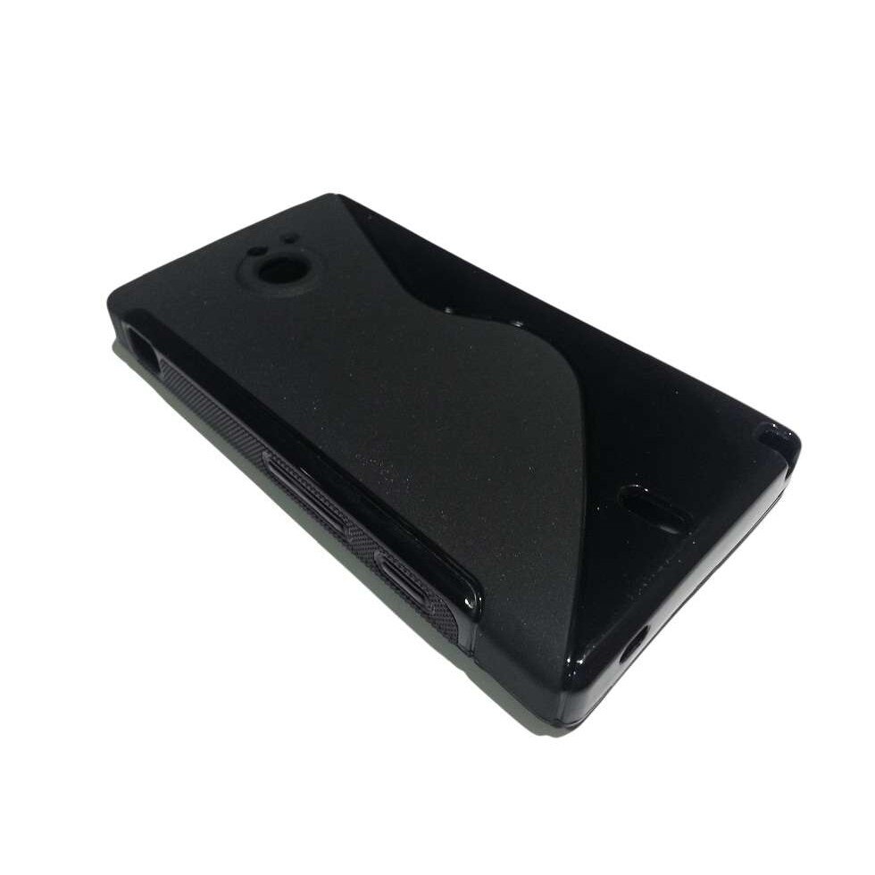 Husa Sony Ericsson Xperia Sola MT27i din Silicon Model S Line Culoare Neagra