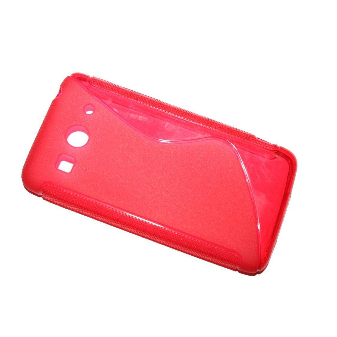 Husa Huawei Ascend G525 din Silicon Model S Line Culoare Rosie