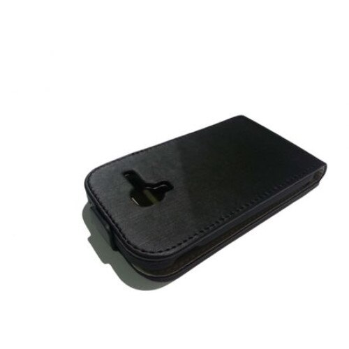 Husa Samsung Galaxy Ace 2 i8160 din Piele ECO Culoare Neagra