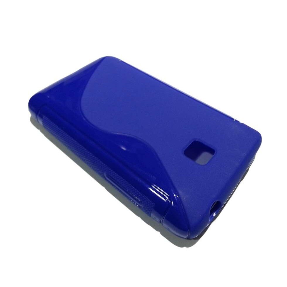 Husa LG Optimus L3 2 E430 din Silicon Model S Line Culoare Albastra