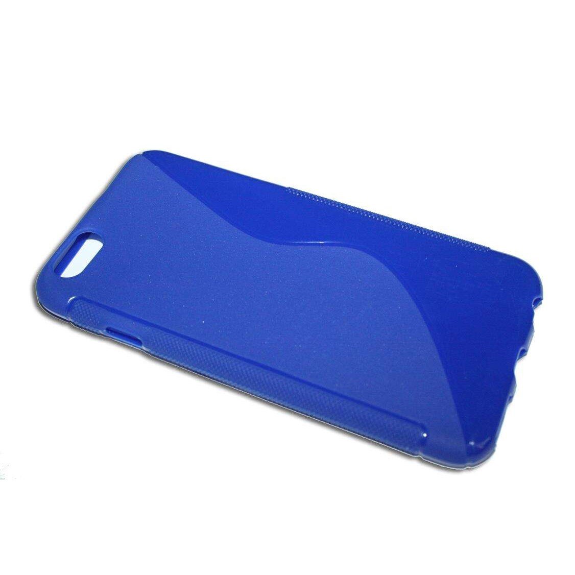 Husa Apple Iphone 6 S Line din Silicon de Culoare Albastra