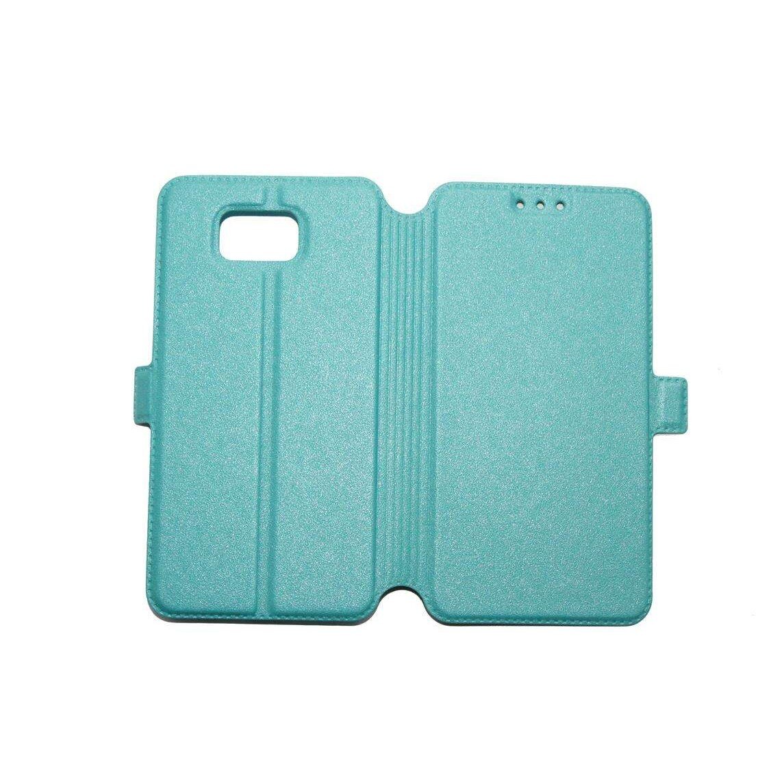 Husa Samsung Galaxy Alpha G850 - Pocket Book - piele ECO - culoare bleu