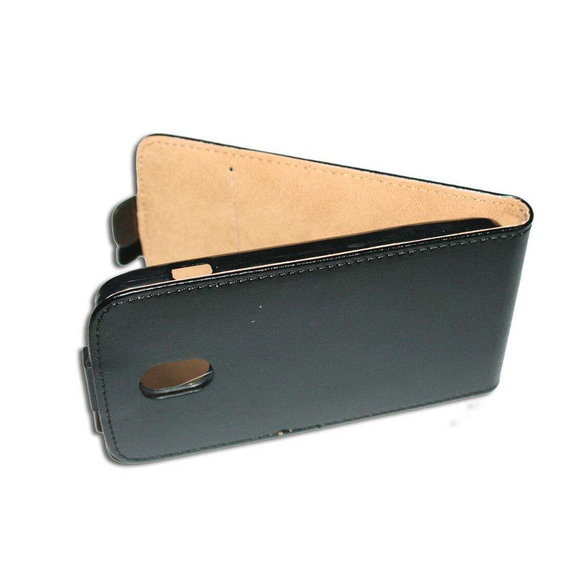 Husa SLIM FLEXI HTC Desire 210 din Piele ECO Culoare Neagra