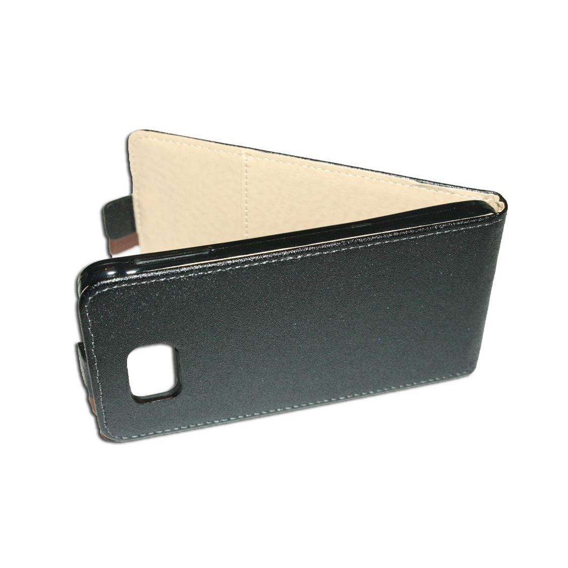 Husa Samsung Galaxy Alpha G850 din Piele ECO POCKET SLIM Culoare Neagra