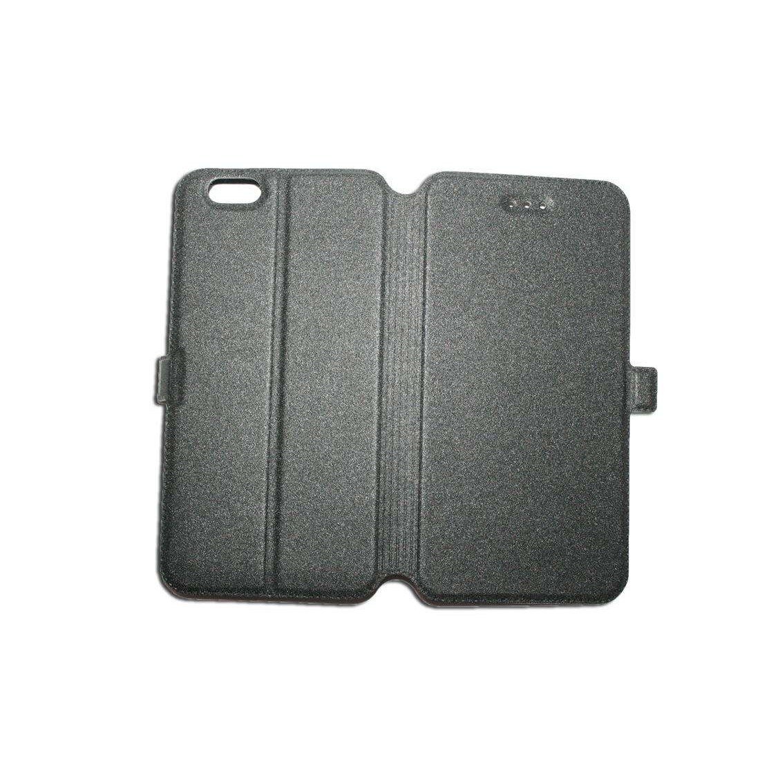 Husa Iphone 6 Plus 5.5 inch din Piele ECO POCKET BOOK Culoare neagra