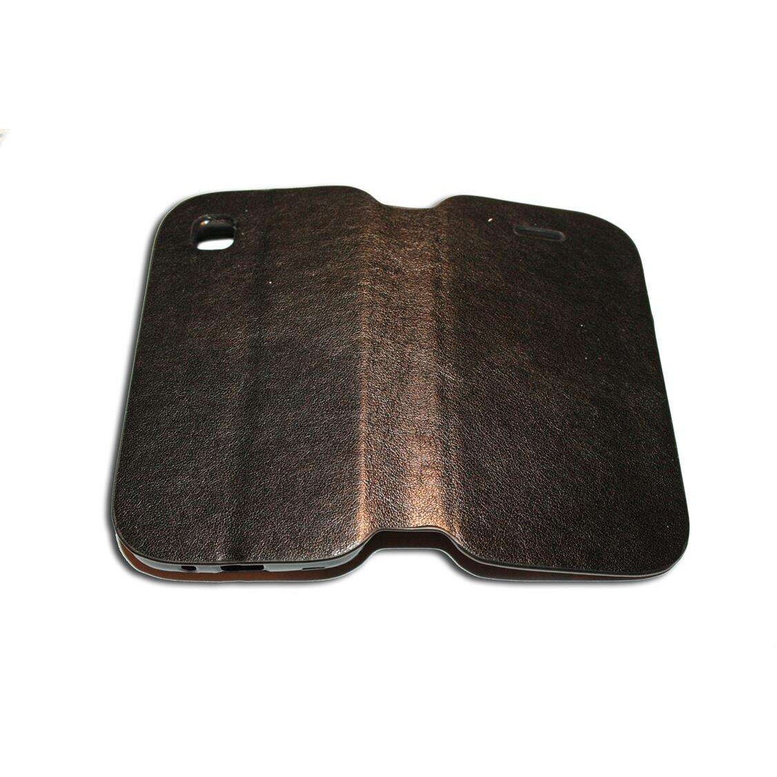 Husa LG Optimus L40 D160 din Piele ECO model carte neagra