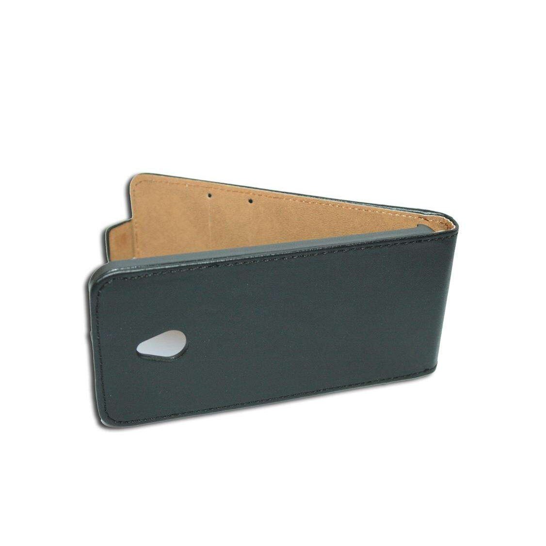 Husa HTC One Mini M4 model BEST SLIM din Piele ECO neagra