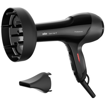 Uscator de par Braun Senso Care HD785 + Difuzor, 2000W, tehnologie Iontec, 10 setari, Negru Uscator de par Braun Senso Care HD785 + Difuzor, 2000W, tehnologie Iontec, 10 setari, Negru