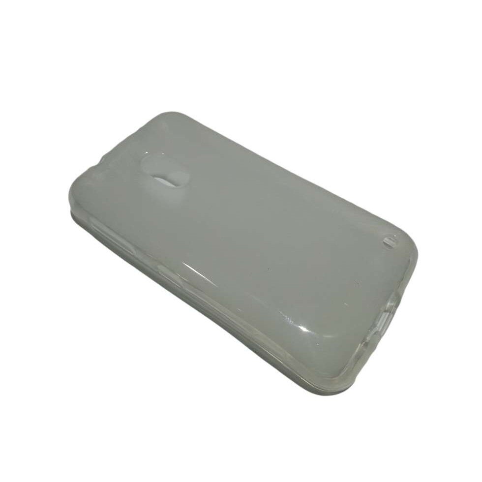 Husa Nokia Lumia 620 din Silicon Model Simplu Culoare Alb-Transparent