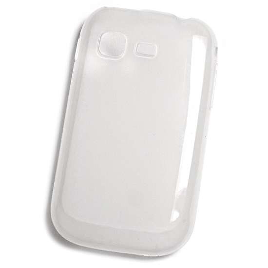 Husa Samsung Galaxy Pocket S5300 din Silicon Alb-Transparent