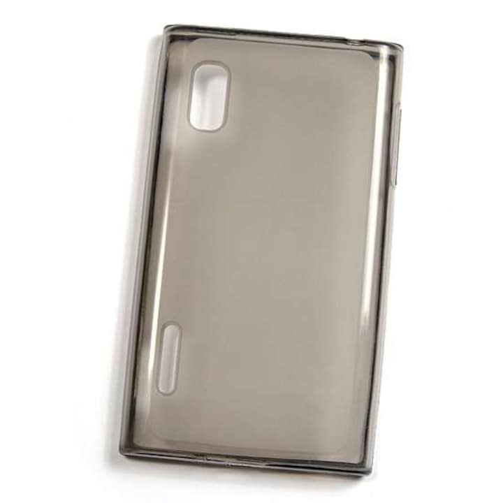 LG Optimus L5 E610 Silicon Case Simple Model Smoke Color