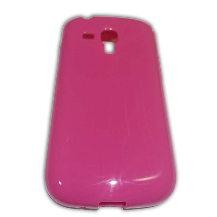 Кейс Съвместим с Samsung Galaxy S Duos S7562 - розов силикон