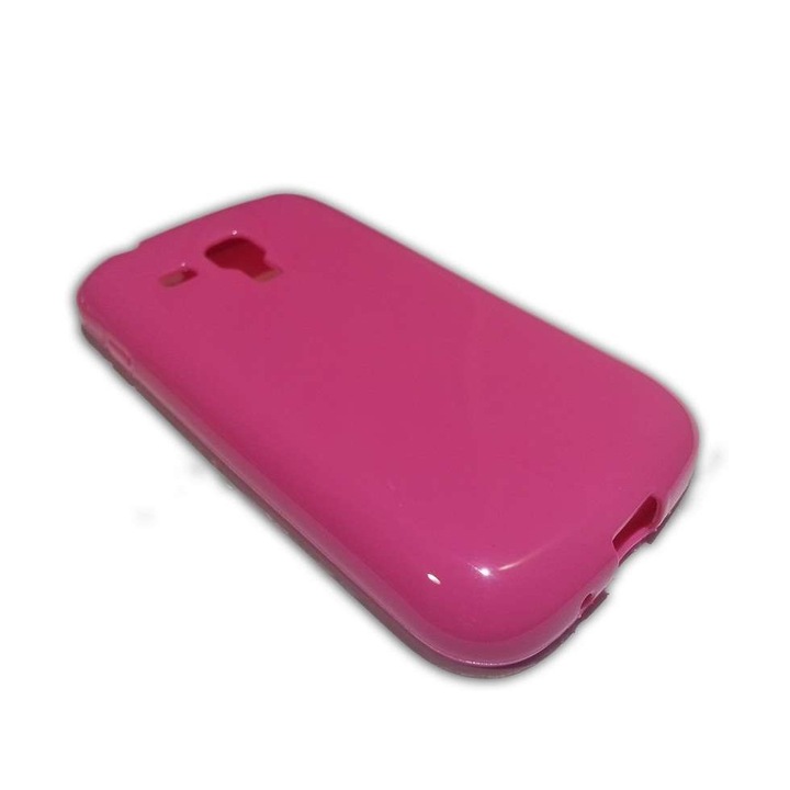 Кейс Съвместим с Samsung Galaxy Trend S7560 - розов силикон