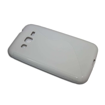 Husa Samsung Galaxy Core Advance i8580 din Silicon Model S Line Culoare alba Husa Samsung Galaxy Core Advance i8580 din Silicon Model S Line Culoare alba