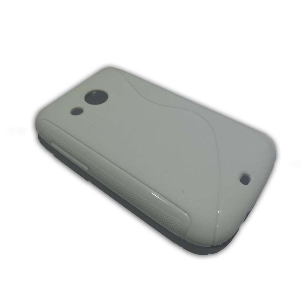 Husa HTC Desire C - S Line - silicon alb