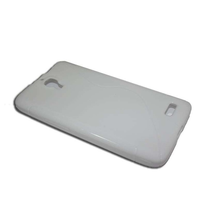 Кейс за Alcatel One Touch Idol 6030D - S Line - бял силиконов