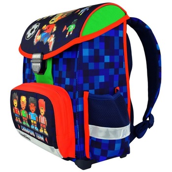 Ghiozdan Scolar Ergonomic Premium - Football Craft Ghiozdan Scolar Ergonomic Premium - Football Craft