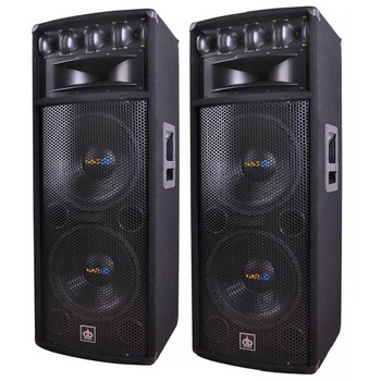 Set . boxe Pasive, 2 difuzoare woofer ( 2 x 12 inch), 4 difuzoare tweeter, PMPO 800W Set . boxe Pasive, 2 difuzoare woofer ( 2 x 12 inch), 4 difuzoare tweeter, PMPO 800W