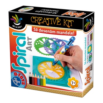 Joc creativ D-Toys, Set forme de spirala Joc creativ D-Toys, Set forme de spirala