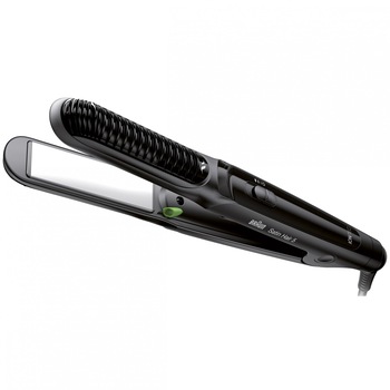 Placa de indreptat parul Braun ST570, 200 grade, Ionizare, Negru Placa de indreptat parul Braun ST570, 200 grade, Ionizare, Negru