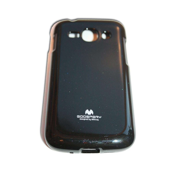 Капак, съвместим с Samsung Galaxy Ace 3 S7270 Mercury Goospery Jelly Black Silicone