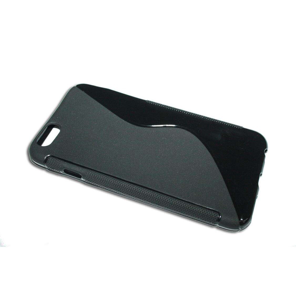 Husa Apple Iphone 6 S Line din Silicon de Culoare Neagra