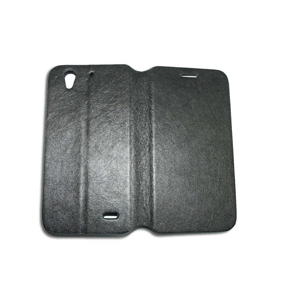 Husa carte Huawei Ascend G630 din Piele ECO Culoare Neagra