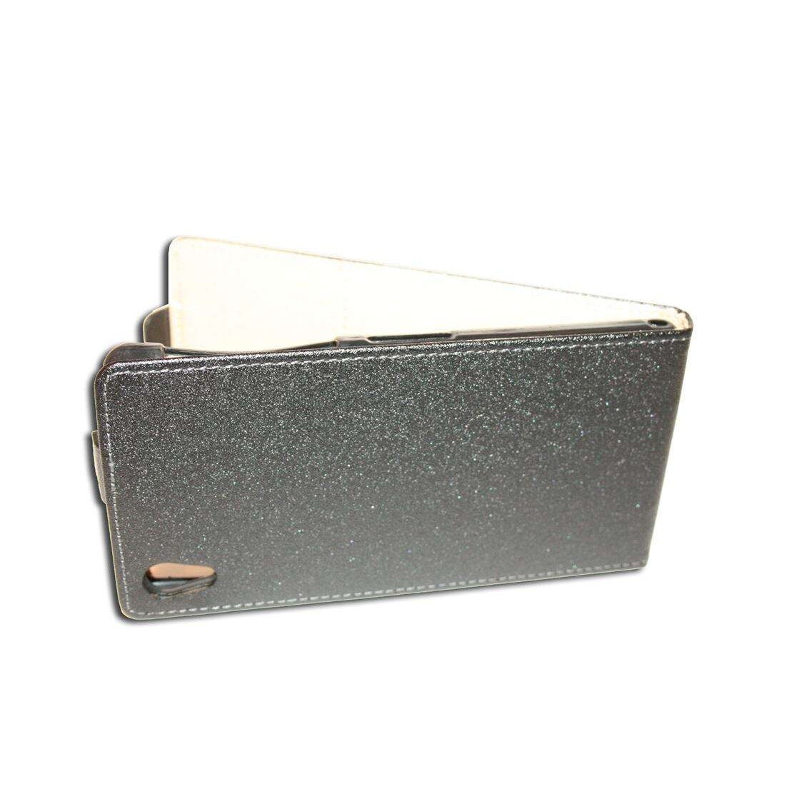 Husa Sony Ericsson Xperia Z2 model SLIM POCKET din Piele ECO neagra