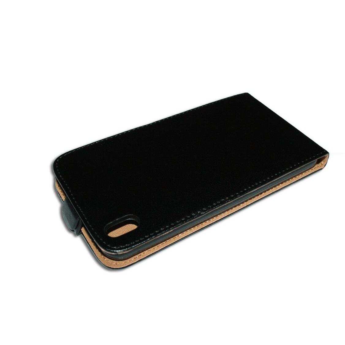 Husa SLIM FLEXI HTC Desire 816 din Piele ECO Culoare Neagra